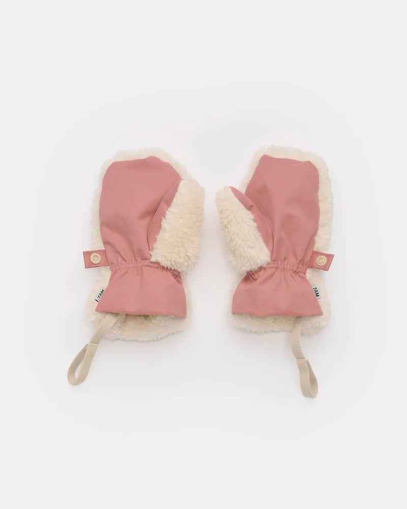 Babesta 7AM-Enfant-Sherpa-Mittens-Benji-Applique