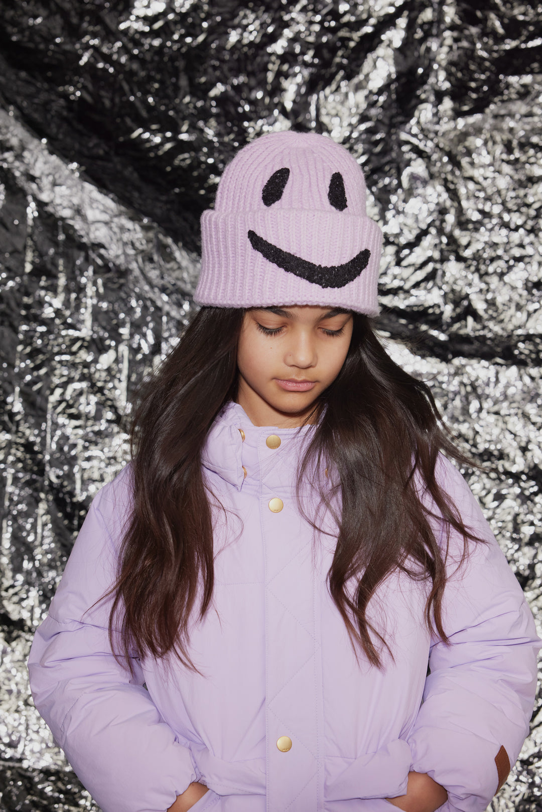 Kim Happy Face Beanie by Molo