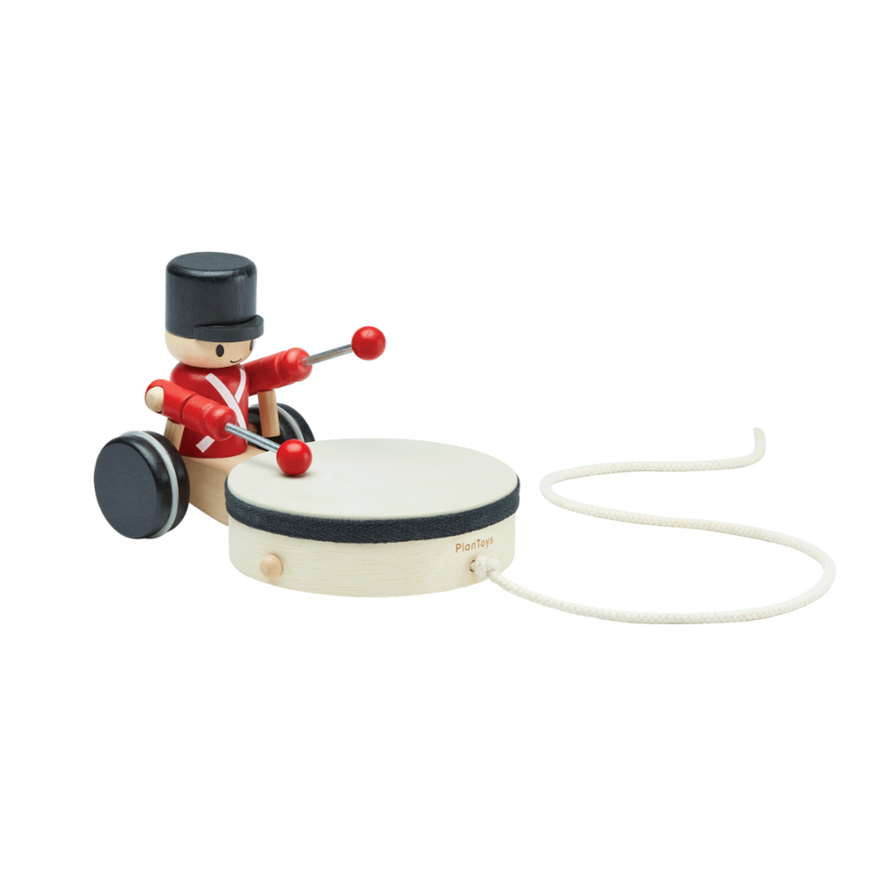 Pull Along Drummer by Plantoys