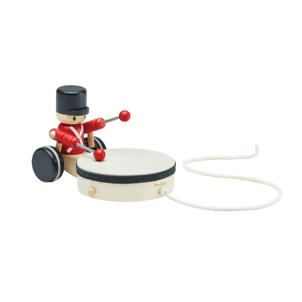 Pull Along Drummer by Plantoys