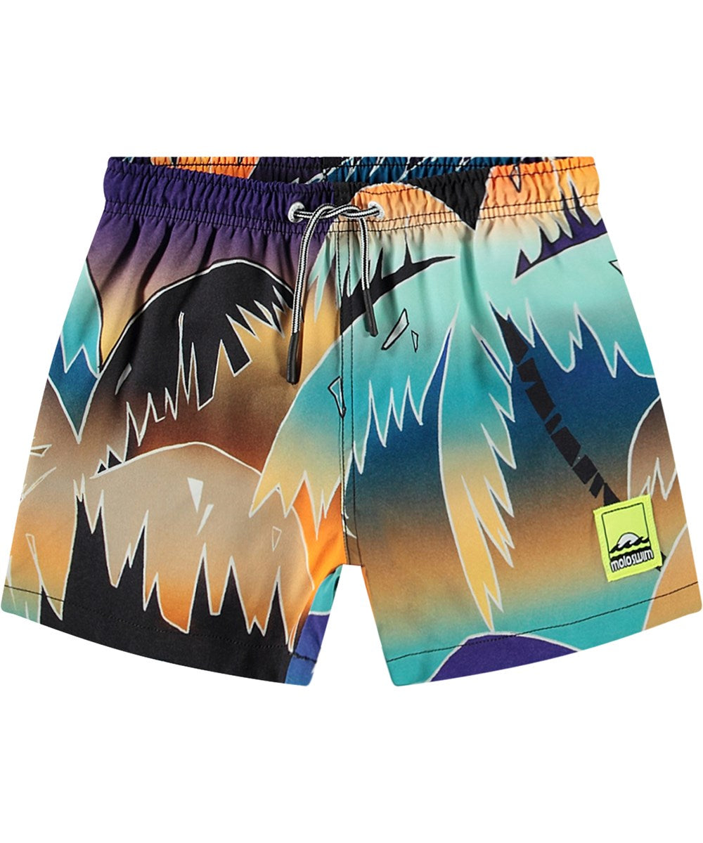 Faded Palm Tree Swim Trunks by Molo