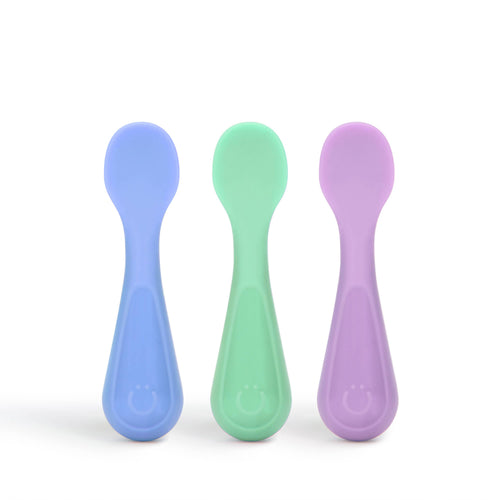 Silicone Utensils for Toddlers, 3 Pack