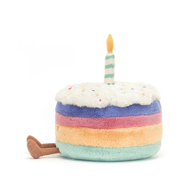 Amuseables Rainbow Birthday Cake by Jellycat