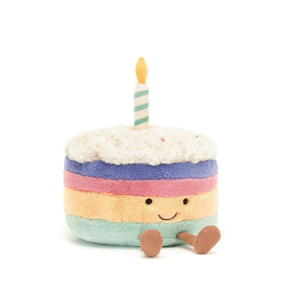 Amuseables Rainbow Birthday Cake by Jellycat