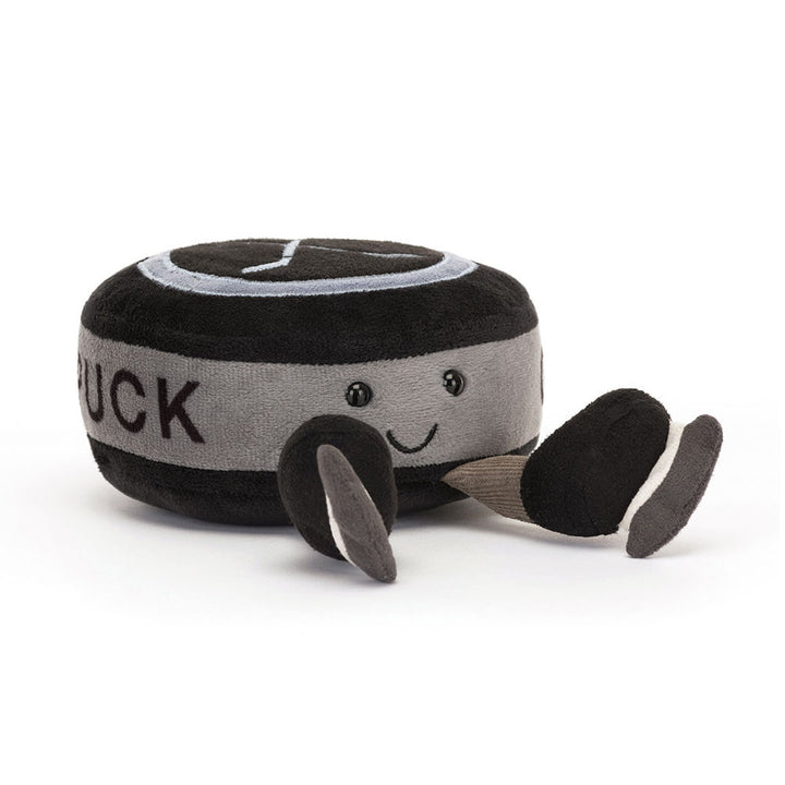 Amuseables Sports Ice Hockey Puck by Jellycat