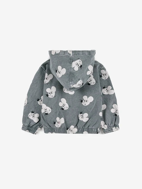Baby Mouse Zipped Hoodie by Bobo Choses