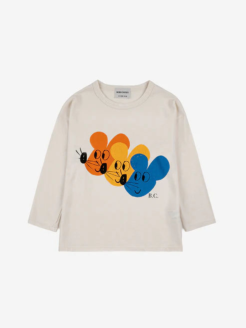 Multicolor Mouse Tshirt by Bobo Choses