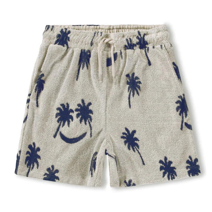 Abay Palm Blue Shorts by Molo