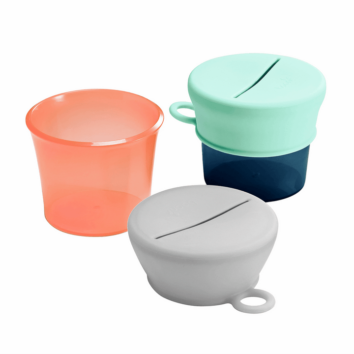 SNUG SNACK Universal Silicone Snack Cup and Lid by Boon