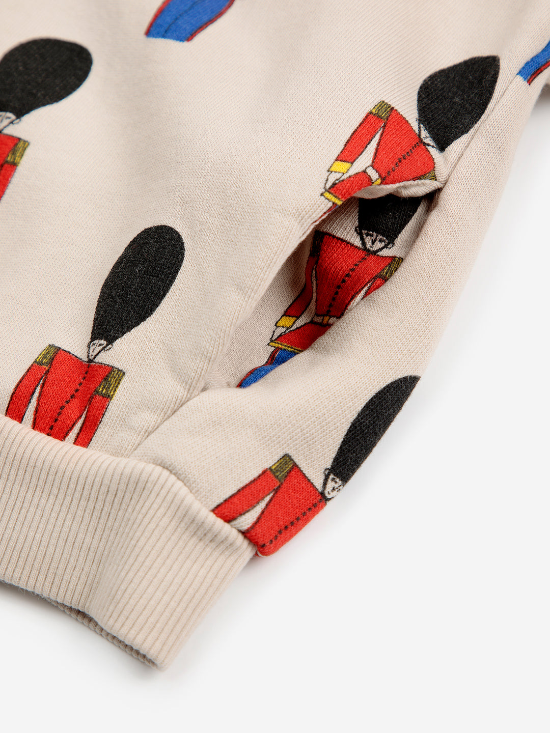 Tin Soldiers All Over Zipped Sweatshirt by Bobo Choses