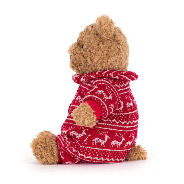 Bartholomew Bear Winter PJ by Jellycat