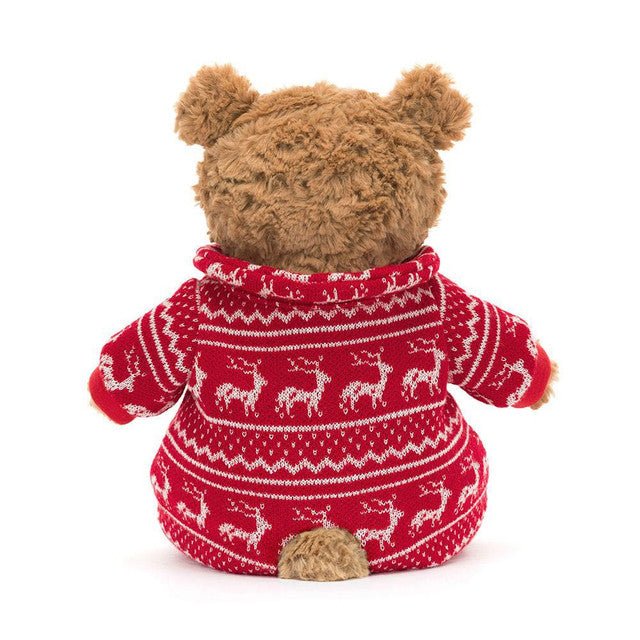 Bartholomew Bear Winter PJ by Jellycat