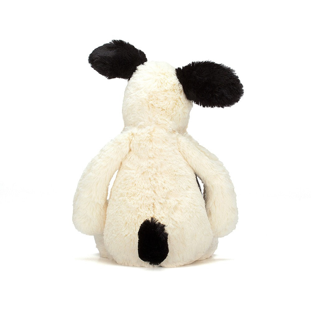 Bashful Black & Cream Puppy by Jellycat