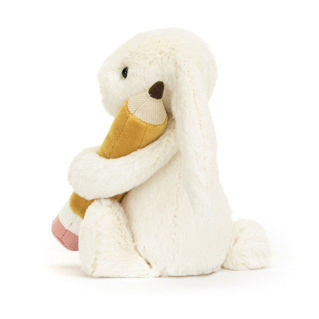 Bashful Bunny With Pencil by Jellycat