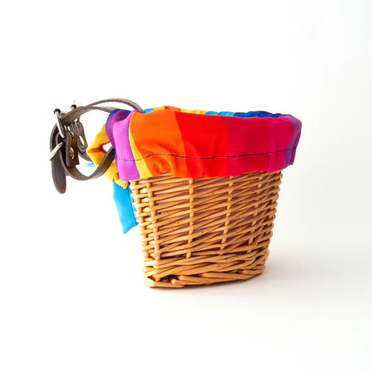 Rainbow Wicker Basket by BEEP