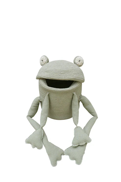 Basket Mini Fred The Frog by Lorena Canals