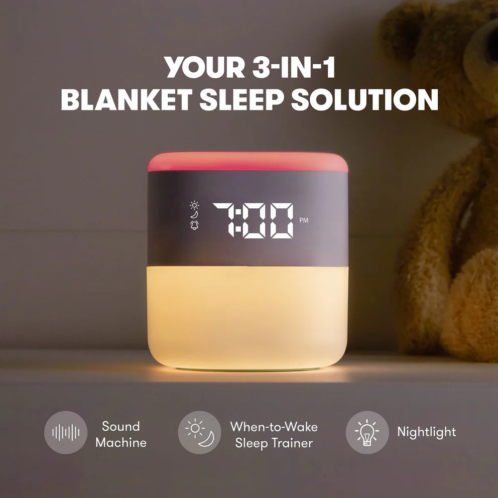 Babesta  3-in-1 Sound Machine + When-to-Wake Clock + Nightlight by Frida baby