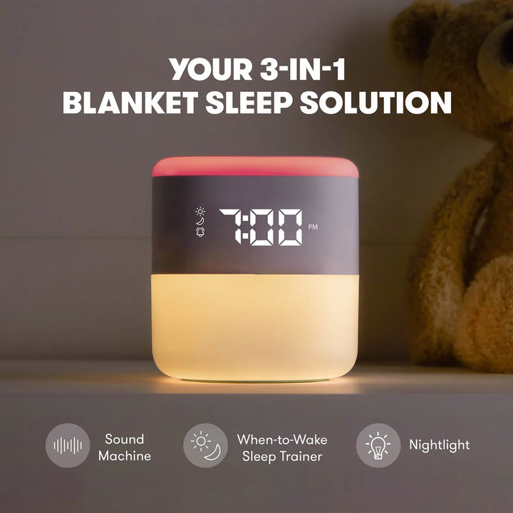Babesta  3-in-1 Sound Machine + When-to-Wake Clock + Nightlight by Frida baby