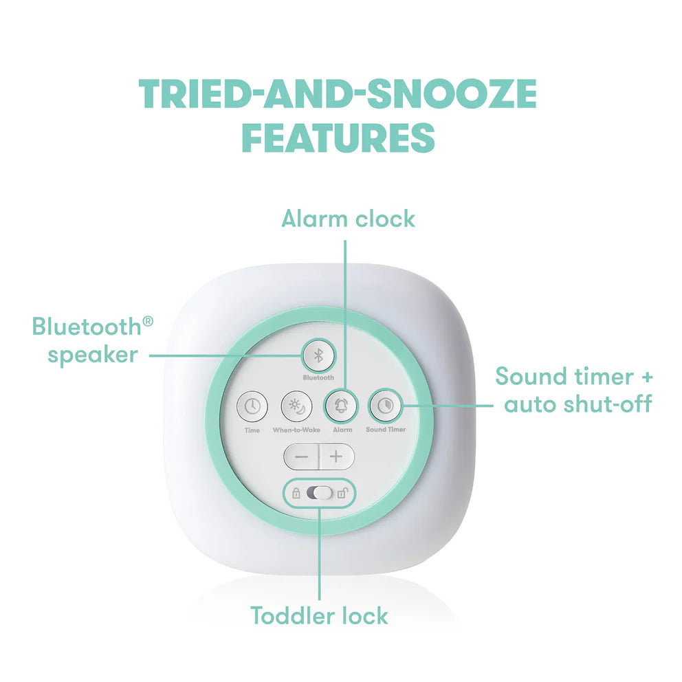 Babesta  3-in-1 Sound Machine + When-to-Wake Clock + Nightlight by Frida baby