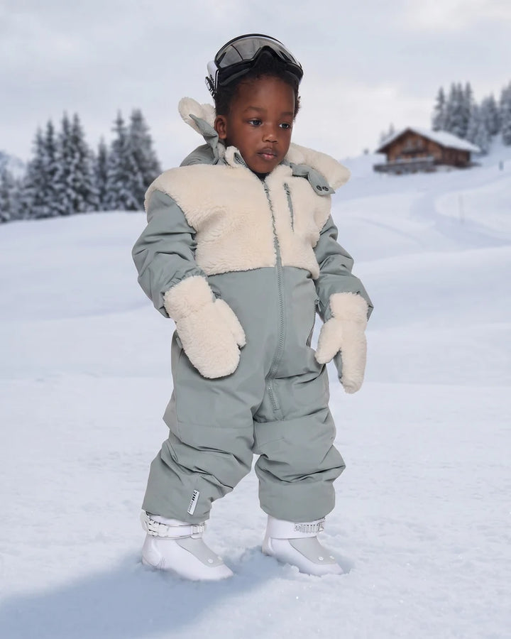 Babesta 7AM-Enfant-Sherpa-Mittens-Benji-Applique