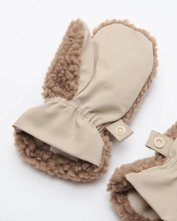 Babesta 7AM-Enfant-Sherpa-Mittens-Benji-Applique