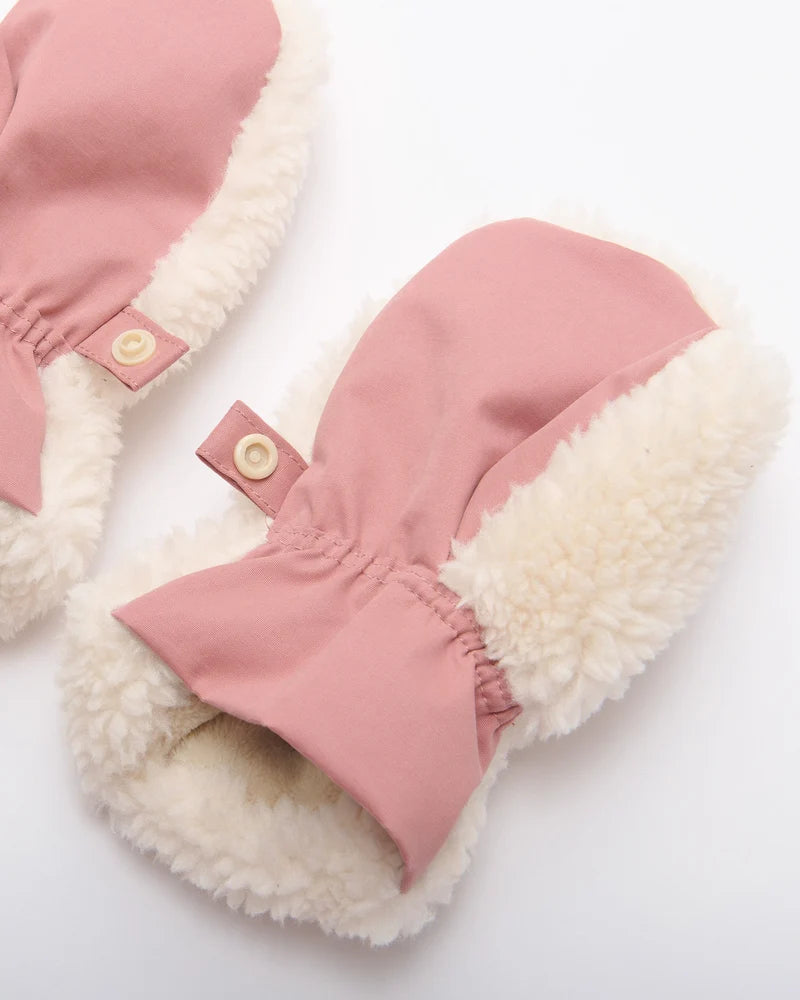 Babesta 7AM-Enfant-Sherpa-Mittens-Benji-Applique