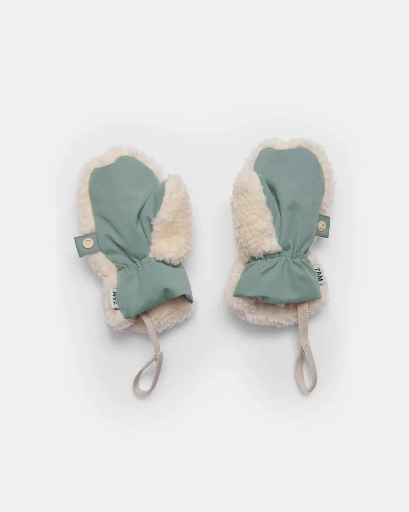 Babesta 7AM-Enfant-Sherpa-Mittens-Benji-Applique