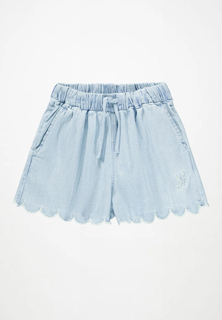 Babesta Addie Shorts Washed Chambrey by Molo