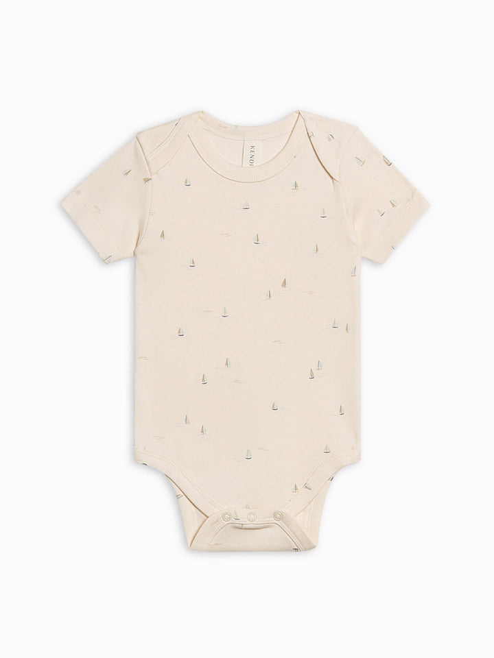 Babesta Afton Bodysuit - Marina / Sea by Colored Organics