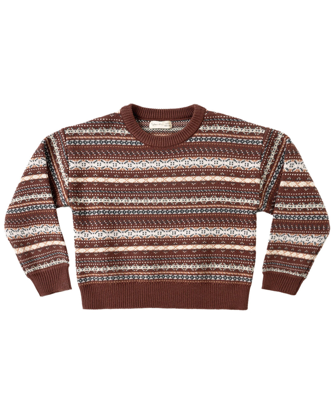 Babesta Aspen Sweater Mulberry Multi-Stripe by Rylee + Cru 