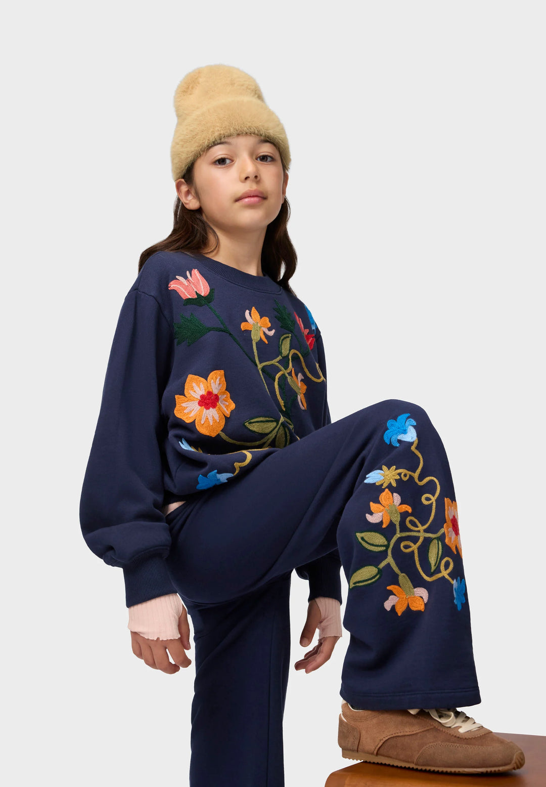 Babesta Aurita Navy Pants by Molo