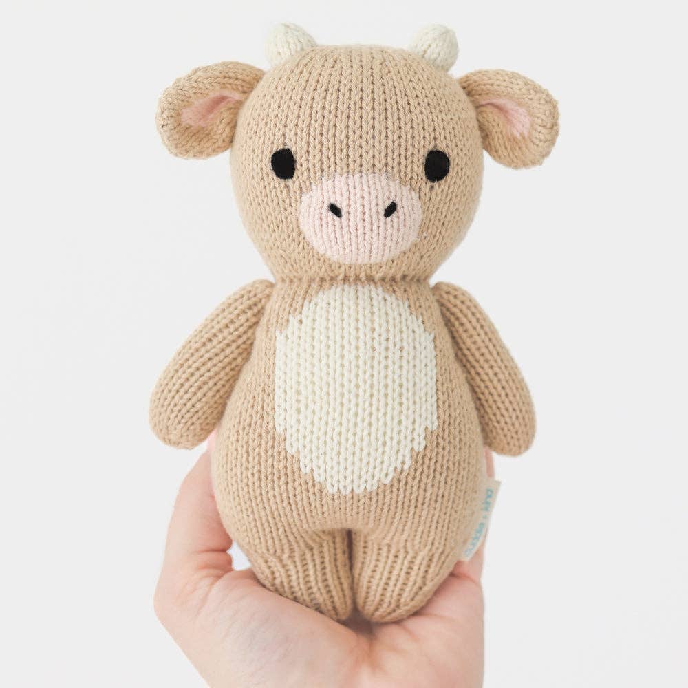 Babesta Baby Cow Knitted Toy