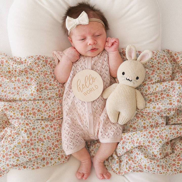 Babesta Baby Rabbit Knitted Toy