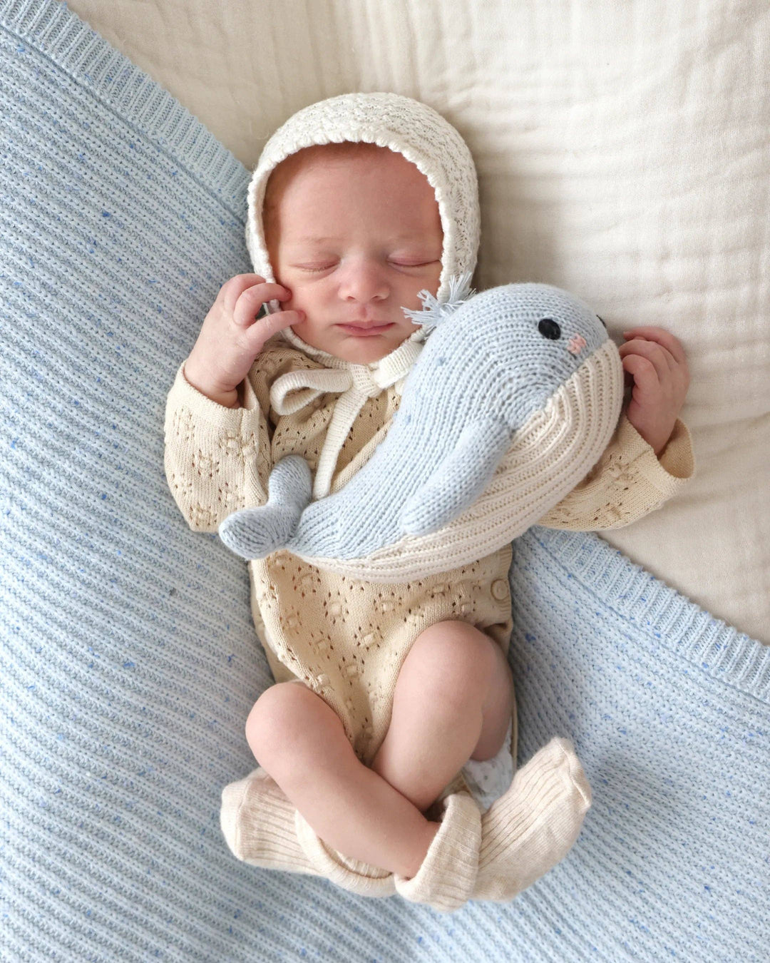 Babesta Baby Whale Knitted Toy