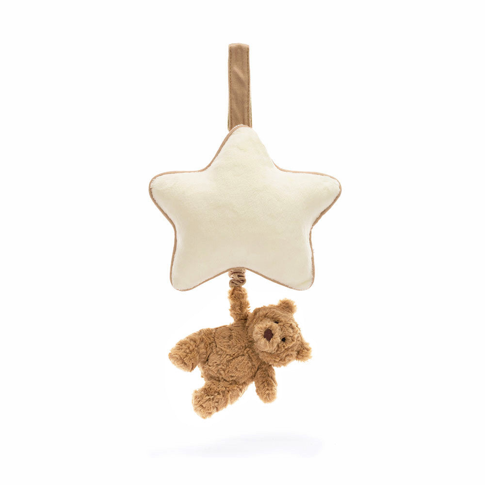 Babesta Bartholomew Bear Musical Pull by Jellycat