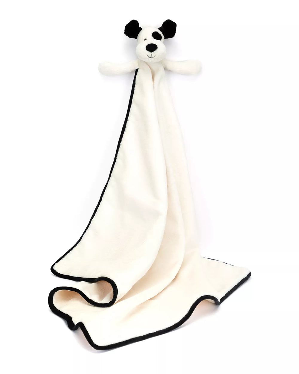 Babesta Bashful Black & White Puppy Blankie by Jellycat