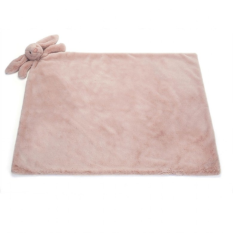 Babesta Bashful Luxe Bunny Rosa Blanket by Jellycat