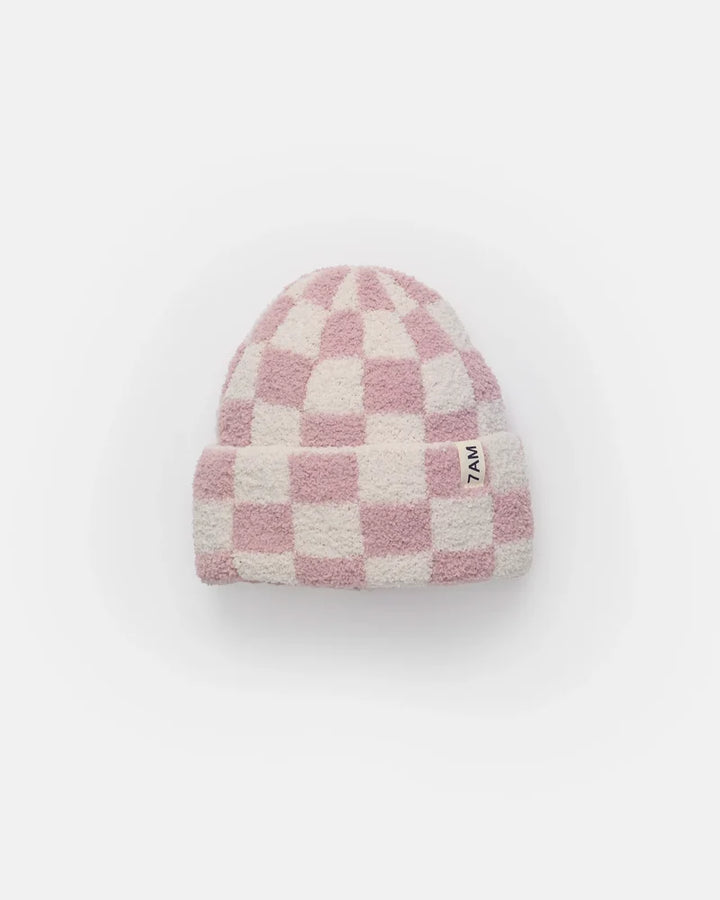 Babesta Beanie Checkers Fuzzy by 7AM Enfant