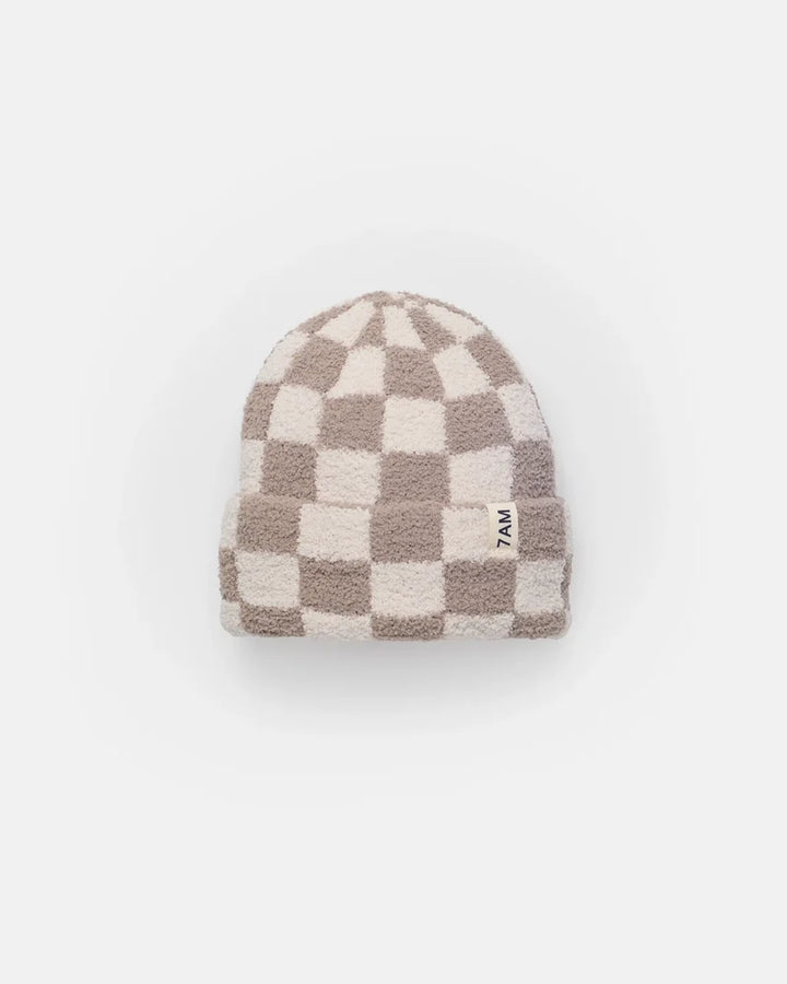 Babesta Beanie Checkers Fuzzy by 7AM Enfant