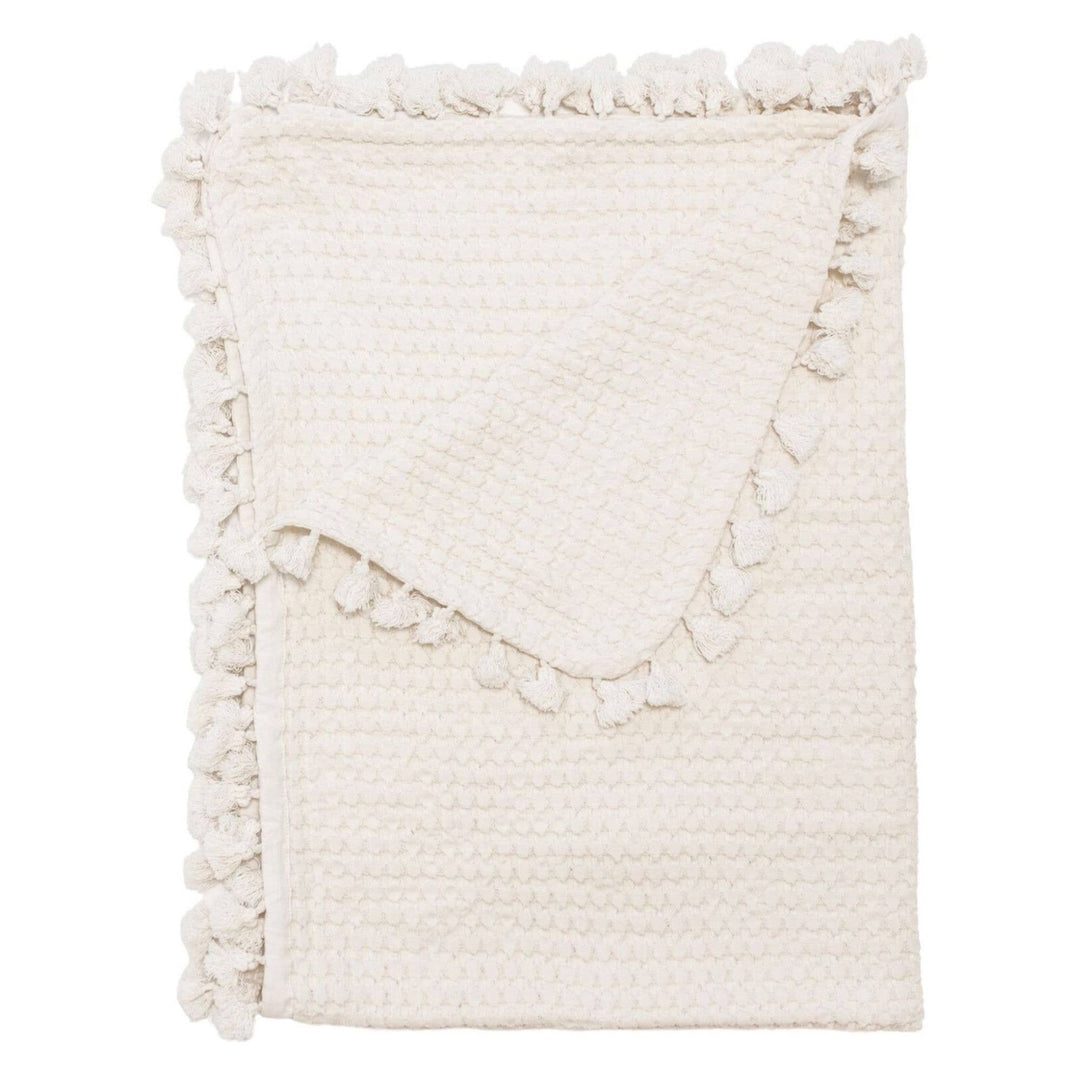 Babesta Birch Waffle Knit Blanket by Crane Baby