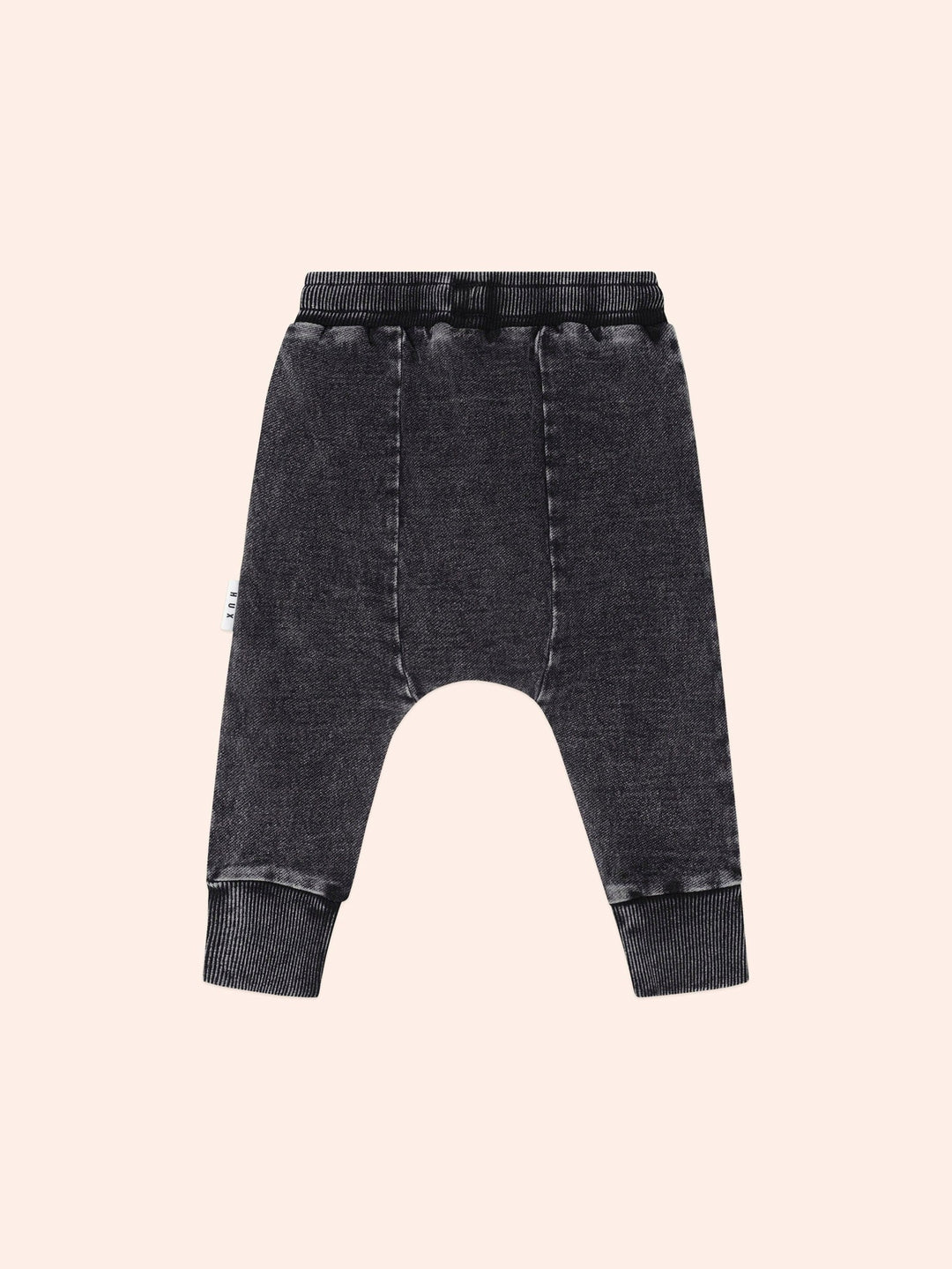 Babesta Black Knit Denim 5 Pocket Pant by Huxbaby