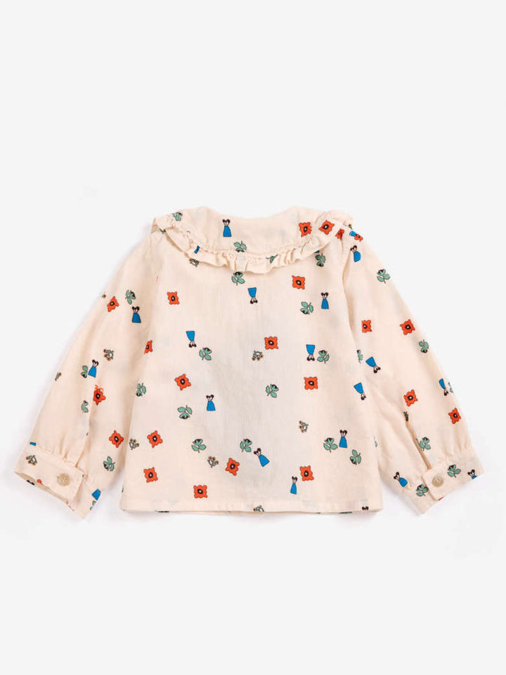 Babesta Blossom All Over Woven Blouse by Bobo Choses