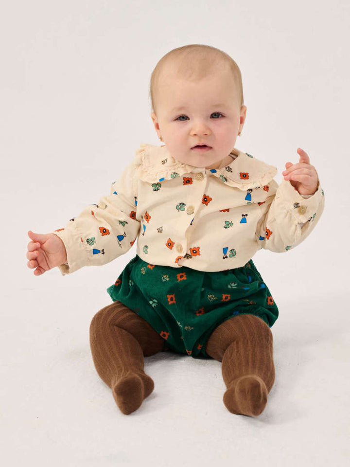 Babesta Blossom All Over Woven Blouse by Bobo Choses
