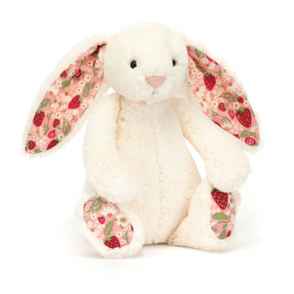Babesta Blossom Cream Bunny 'Berry' by Jellycat