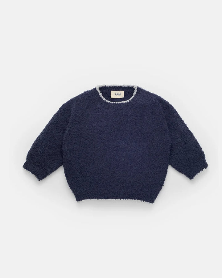 Babesta Boxy Sweater Fuzzy by 7AM Enfant 