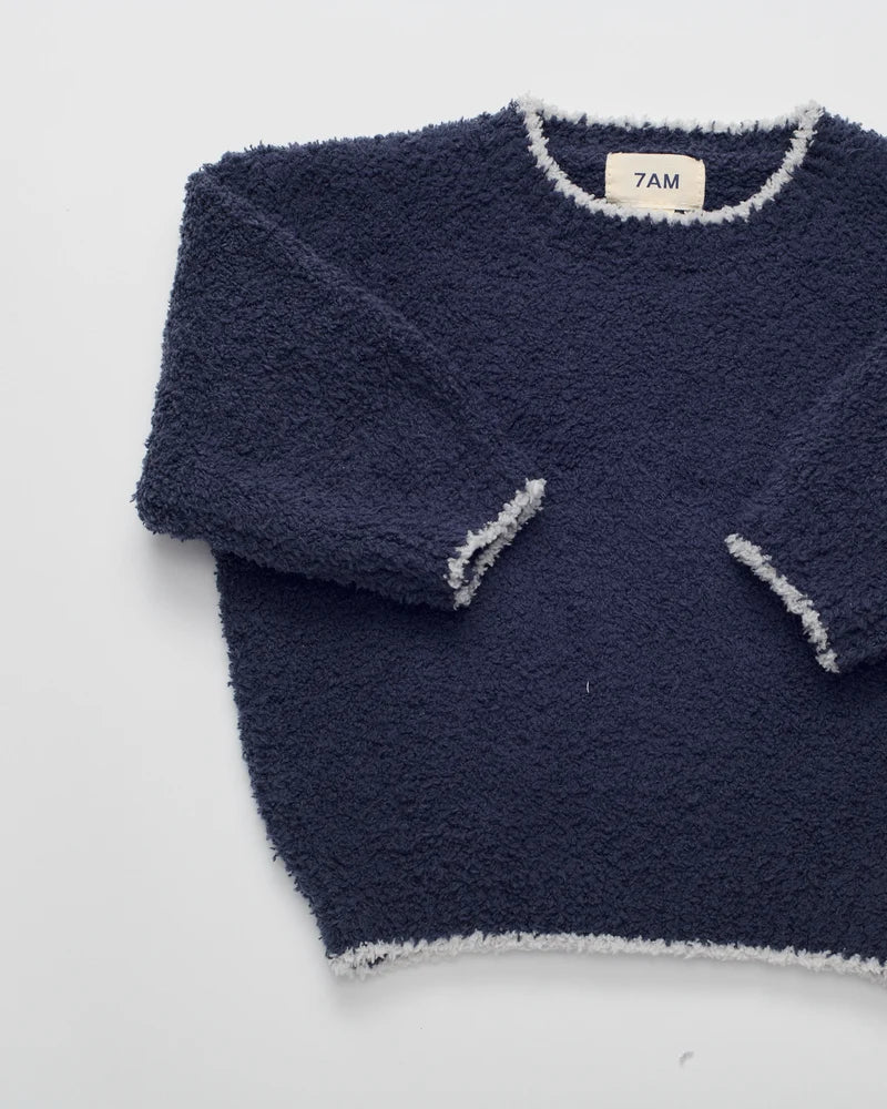 Babesta Boxy Sweater Fuzzy by 7AM Enfant 
