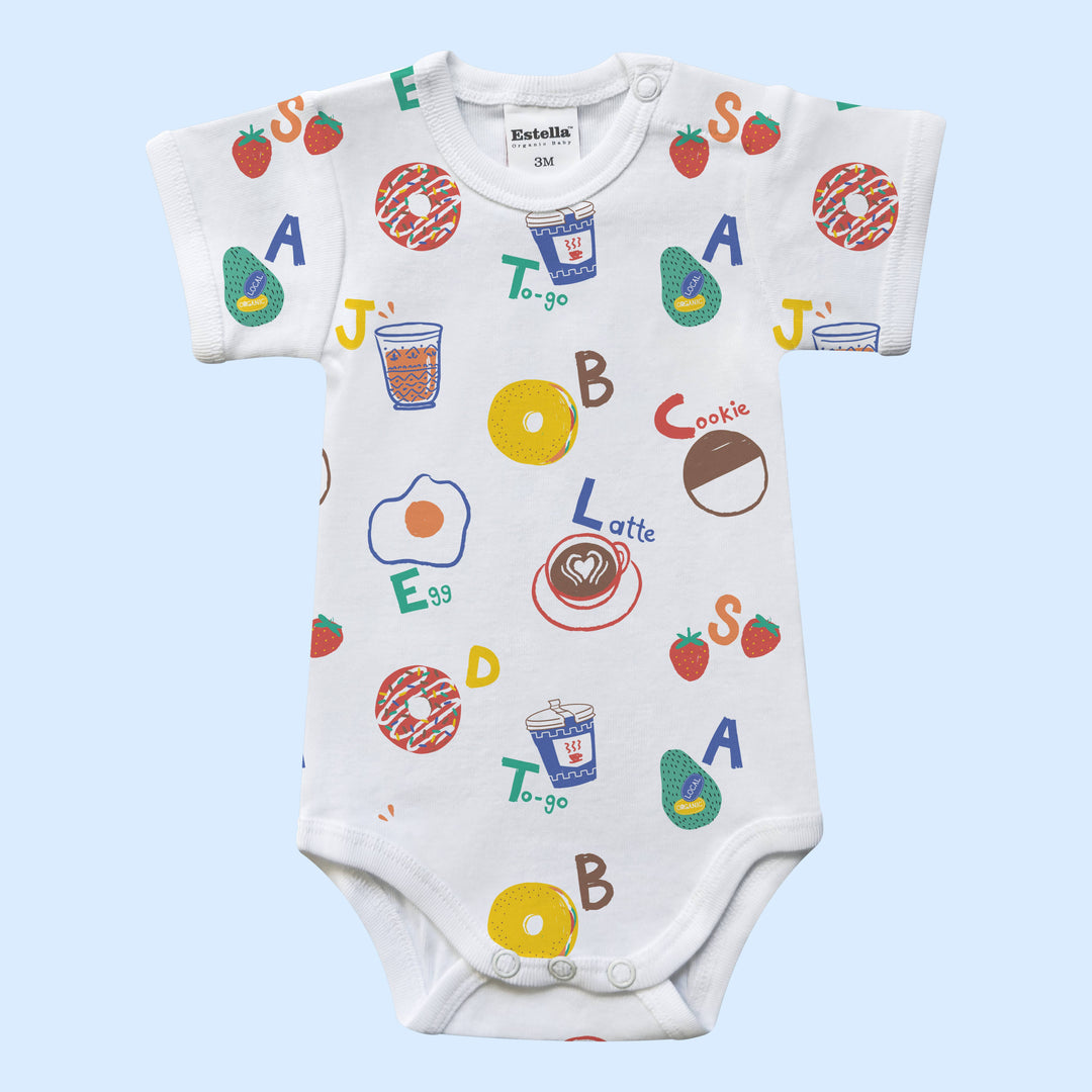 Babesta Brunch ABC Bodysuit by Estella 