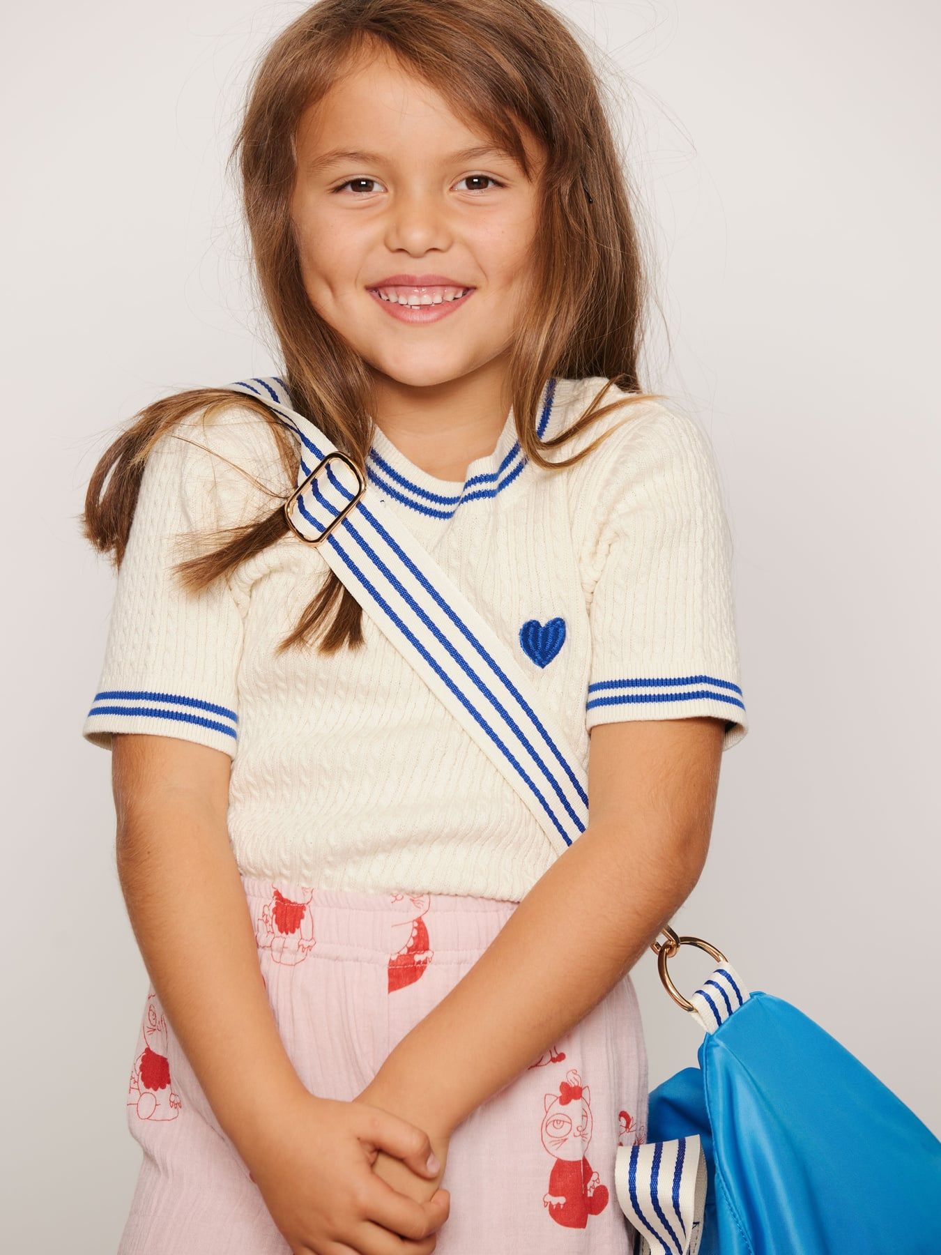 Mini Rodini Cable Knit Top | Organ Cotton Kids' Knit Shirt – Babesta Mini Rodini Cable Knit Top | Organ Cotton Kids' Knit Shirt – Babesta
