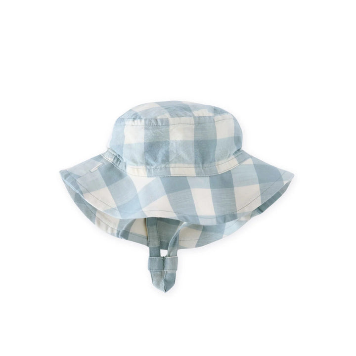 Babesta Checkmate Bucket Hat Pond by Pehr