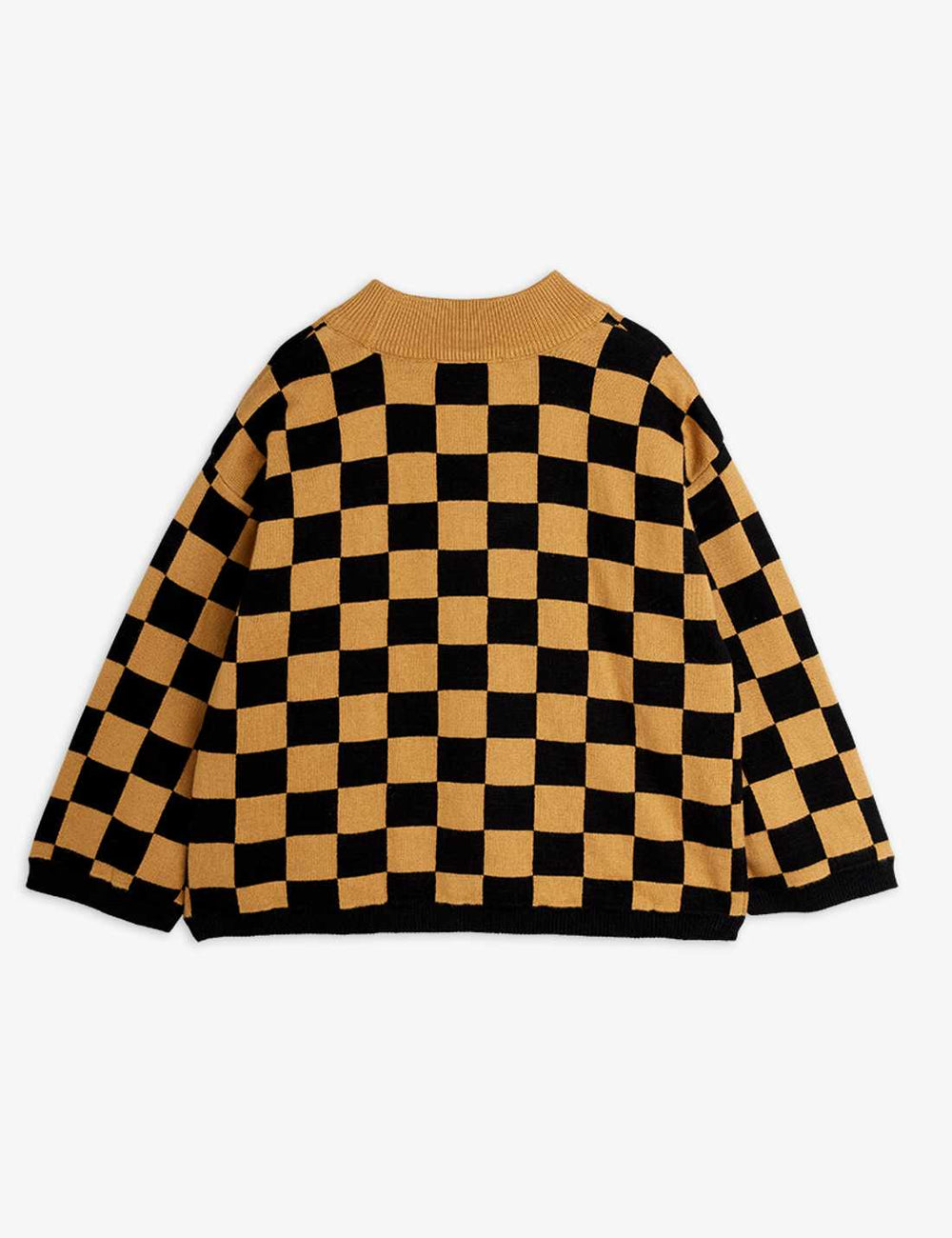 Babesta_Chess_Check_Knitted_Sweater_Brown_by_Mini_Rodini